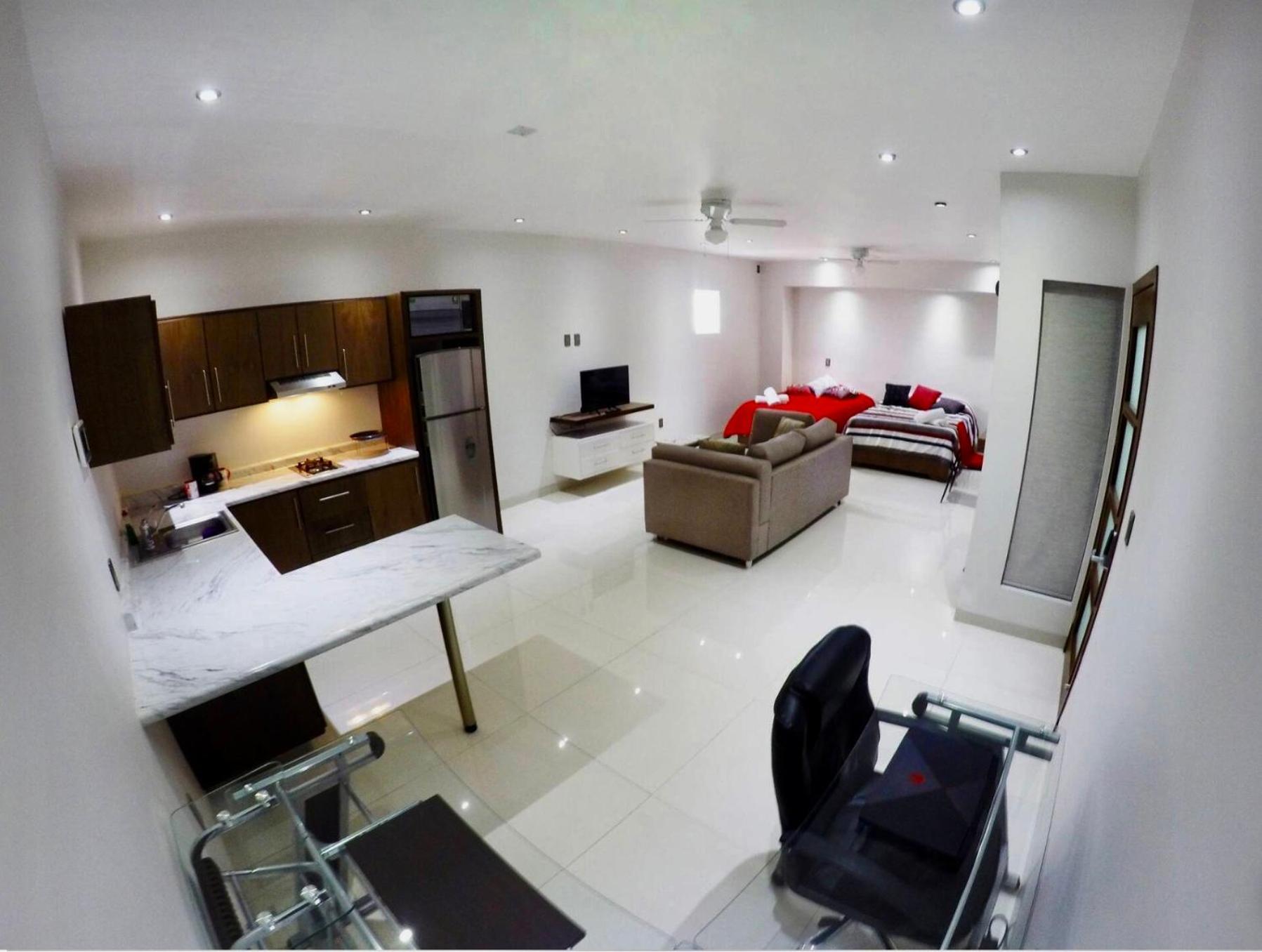 En El Centro 3 Hermoso Loft Familiar Ac Wifi 300 Mbps Агуаскальентес Экстерьер фото